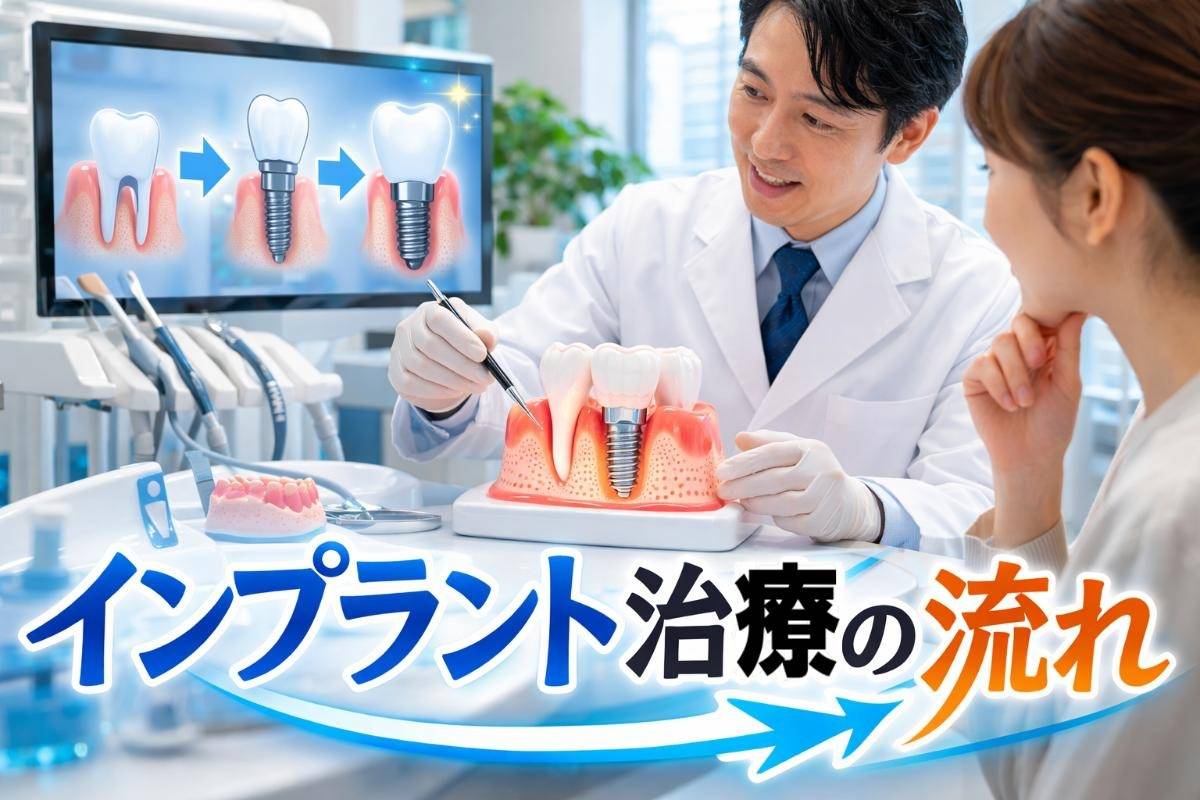 インプラント治療の流れとメンテナンスのポイントを徹底解説