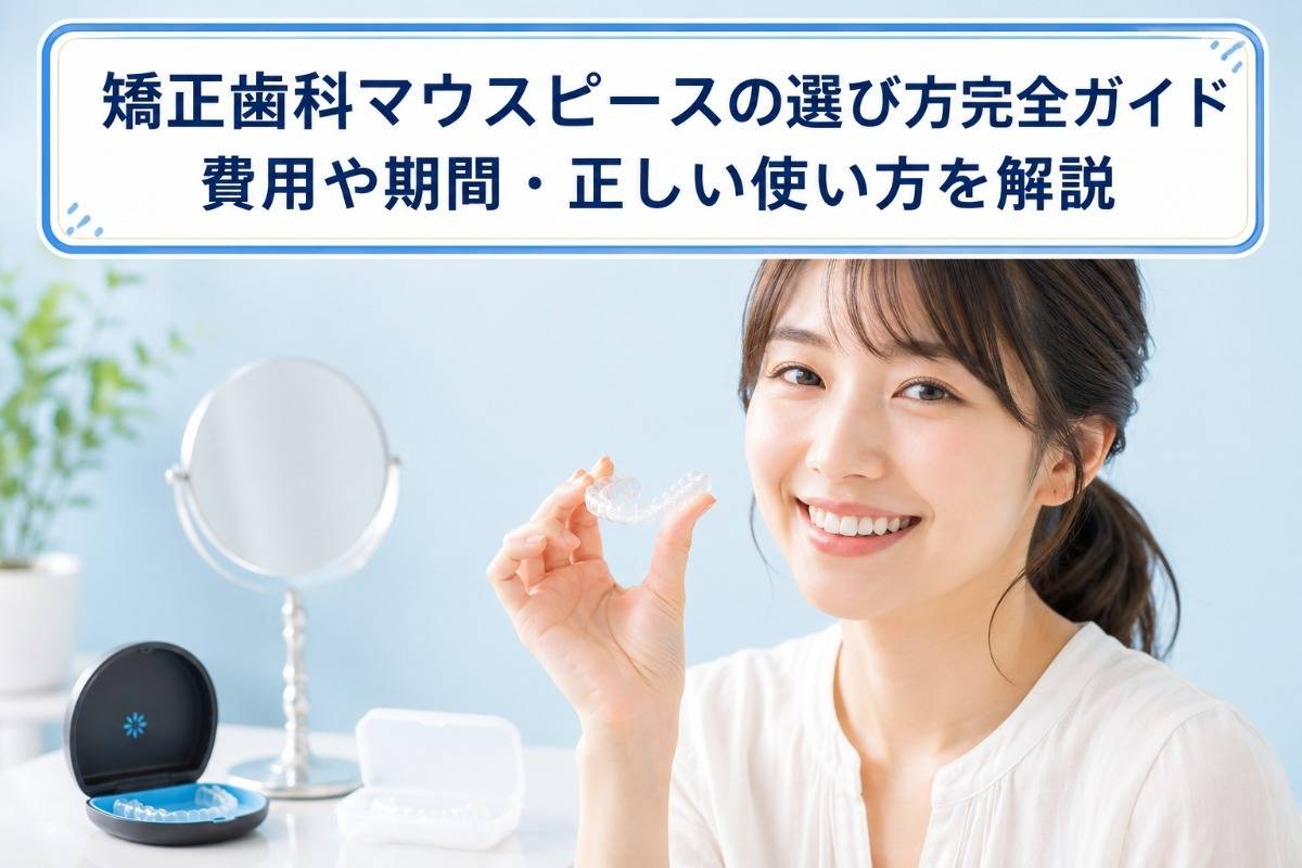 矯正歯科マウスピースの選び方完全ガイド|費用や期間・正しい使い方を解説