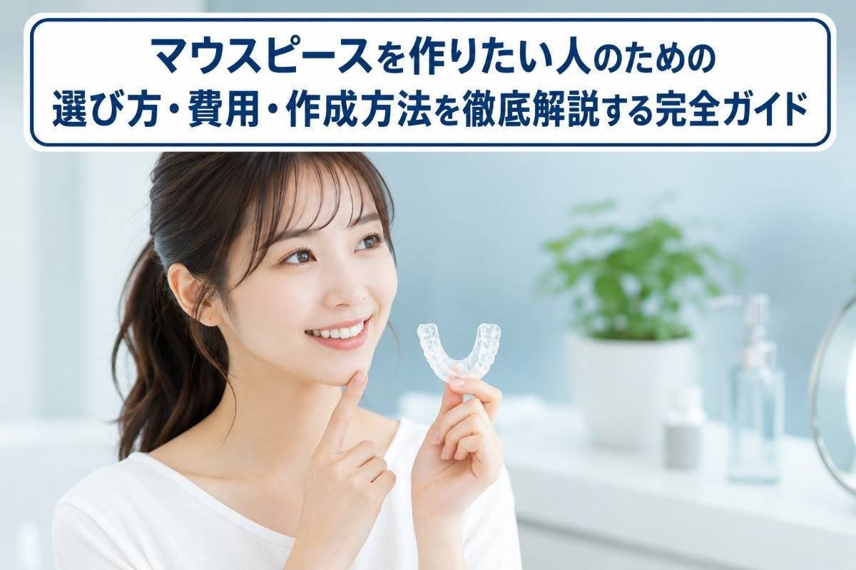 マウスピースを作りたい人のための選び方・費用・作成方法を徹底解説する完全ガイド